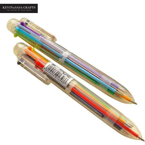 6Colors Ballpoint Pen Office And School Pens For Student And Stationery Office Supplies Presented By Kevin&sasa Crafts