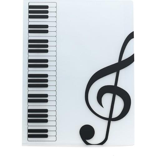 80 Sheets A4 Music Book Folders Piano Score Band Choral Insert-type Folder Music Supplies Waterproof File Storage Product