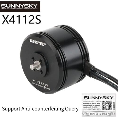 SUNNYSKY X4112S 340KV 450KV Outrunner Brushless Motor for Multi-rotor Aircraft multi-axis motor disc motor
