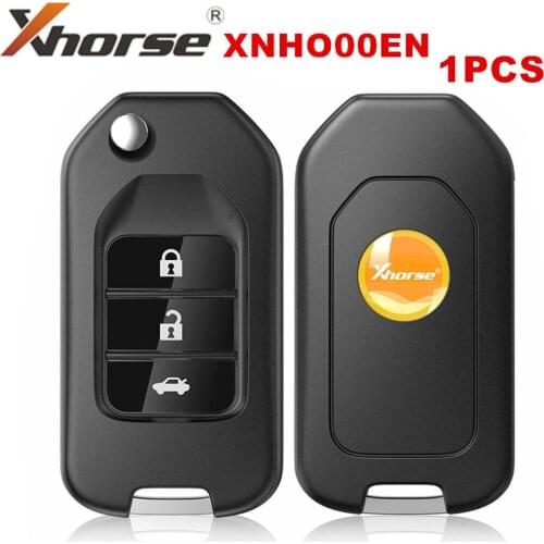 1PCS/LOT XHORSE XNHO00EN Universal Remote Key For Honda Type Wireless XN004 Remote Key 3 Buttons for VVDI2/VVDI Key Tool