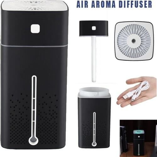 1000ml USB Car Air Humidifier LED Electric Aroma Oil Diffuser DC 5V Home Large Capacity Air Humidifier For Bedroom Living Room