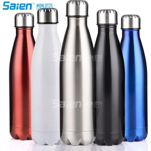 17oz Double Wall Vacuum Insulated Stainless Steel Water Bottle Cup - Perfect for Outdoor Sports Camping Hiking Cycling +a Cleani