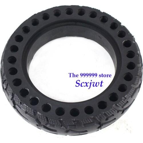 190 mm Solid Tire fit Shock Absorber Anti-slip Durable Rubber Tyre Wheels For Scooter