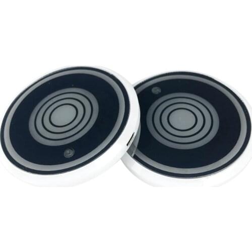 2Pcs Car Led Cup Holder Water Cup Mat Rechargeable RGB Light Decor Cover Luminous Trim Lamp Pad Ornament Coaster