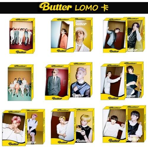 30Pcs/Set KPOP Bangtan Boys New Album Lomo Cards Butter Card Lomo Cards Gift All Styles Collective Blessing Favorites Photocard