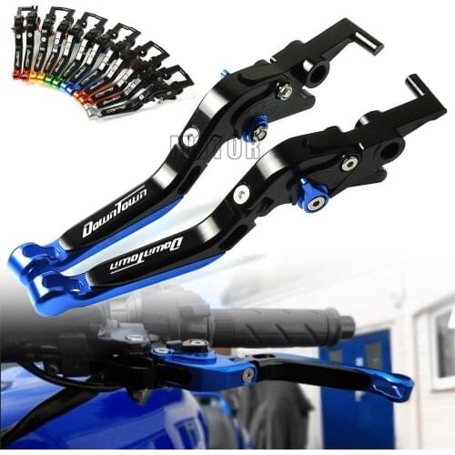 For KYMCO DOWNTOWN 125/200/300/350 300i 350i Motorcycle CNC Aluminum Adjustable Folding Foldable Extendable Brake Clutch Levers