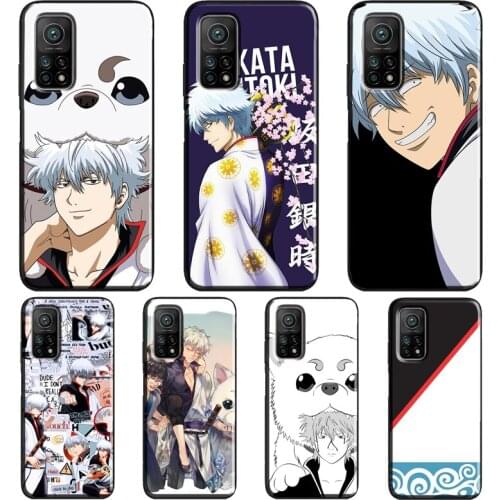 Sakata Gintoki Gintama Anime Case For POCO F3 F2 M3 X3 Pro Cover For Xiaomi Mi 11 Lite Ultra Mi 10T Pro Mi Note 10 Lite