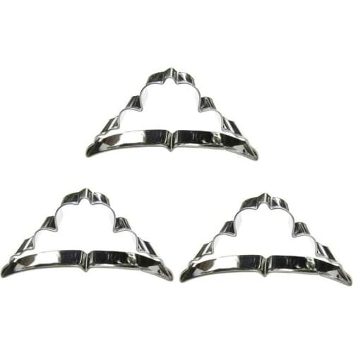 Chaplet 3 piece biscuit cutting molds, baking tools, cake decorating soft candy tools