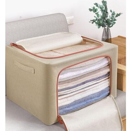 Home Supplies Foldable Storage Baskets Wardrobe Clothing Storage Cabinet Organizers Organizer For Small Things Toys Storage Box