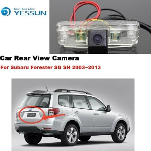 YESSUN For Subaru Forester SG SH 2003~2013 Reversing Camera Car Parking Backup Camera Rear View Camera HD CCD