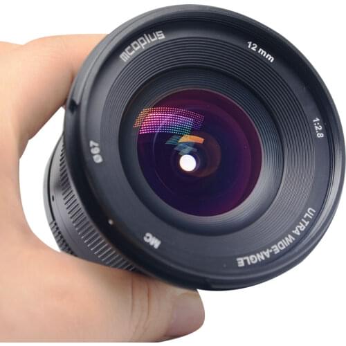 Mcoplus 12mm f/2.8 Manual Ultra Wide Angle Lens APS-C for Canon EF-M Mount Mirrorless Camera EOS M/EOS M2/EOS M10