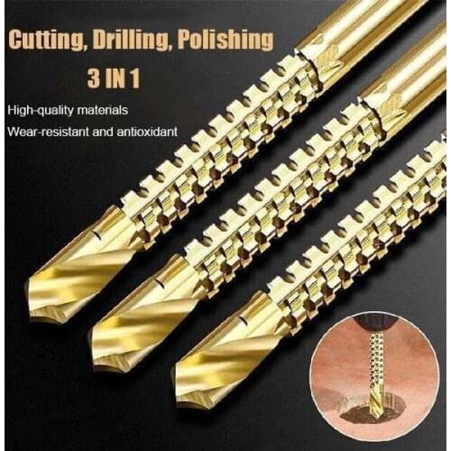 6pcs/set Cobalt Drill Bit Set Spiral Screw Metric Composite Tap Drill Bit Tap Twist drill bit set multi-function metal specia