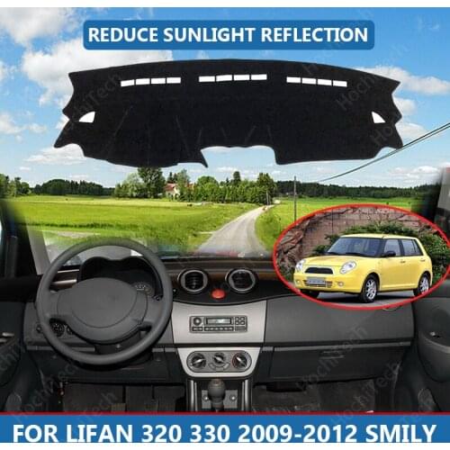 Car Inner Dashboard Cover Capet Cape for Lifan 320 330 2009-2012 Smily Dashmat Sunshade Pad Cover Dash Mat