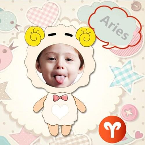 New Hot Photo customization DIY zodiac Aries Cushion Plush Toys Dolls cartoon Pillow Sofa Car Decorative Creative Birthday Gift