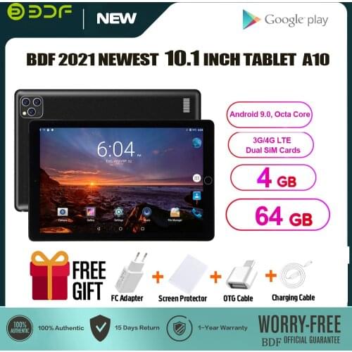 3G Network Tablet Pc 10.1 Inch Quad Core mi pad 5 Pro Tablet Android 9.0 планшет Phone Call 2GB/32GB GPS WiFi Bluetooth Tablet