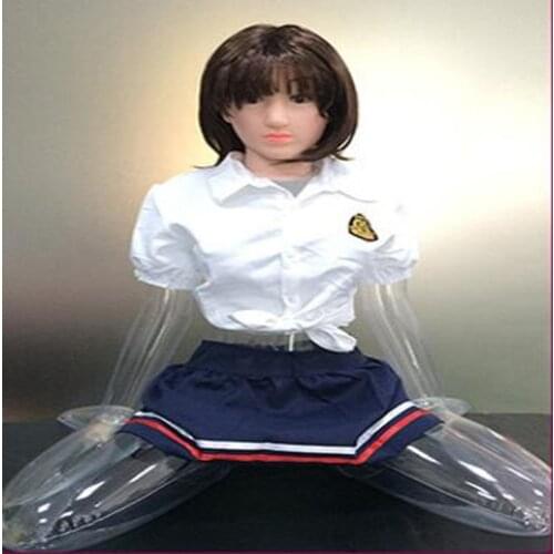 65CM Transparent inflatable female mannequin body for men,Inflatable shooting maniqui for clothes,upper body,C979