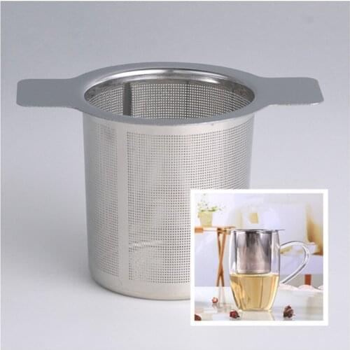 Mesh Tea Infuser Reusable Tea Strainer Stainless Steel Teapot Loose Tea Leaf Spice Filter Equipment Stainless Steel Tea Tools