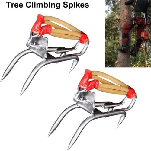 Tree Climbing Spikes Stainless Steel Claw Hard Climbing Tool for Hunting Fruit Picking