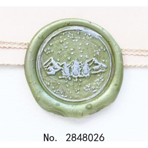 Snowy mountain wax stamp,Party Wax Seal Stamp Kit invitation seals,gift envelop packing seal,Seal Stamp, Snowy stamp