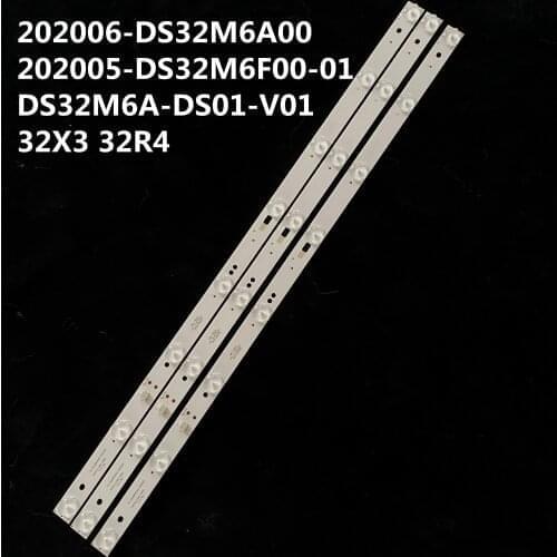 2pcs LED Backlight strip 202006-DS32M6A00 202005-DS32M6F00-01 DS32M6A-DS01-V01 32X3 32R4