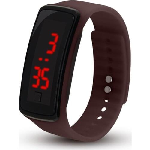 LED second-generation electronic watch fashion silicone student watch Water Resistant childrens sports watch bracelet