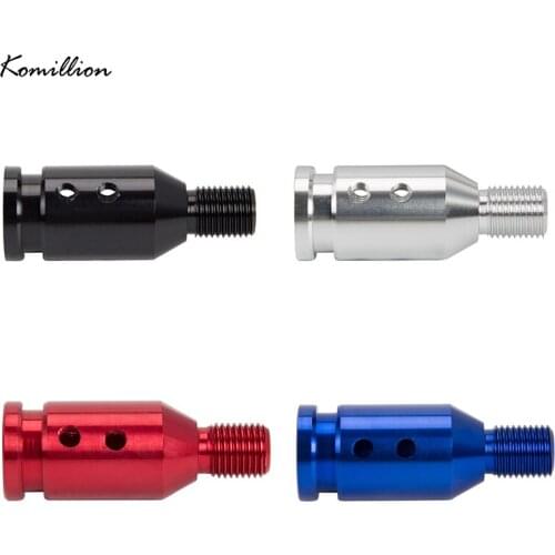 Universal Car Gear Shift Knob Adapter for Non Threaded Shifter Aluminum Alloy Automatic Black/Red/Silver/Blue Interior Parts