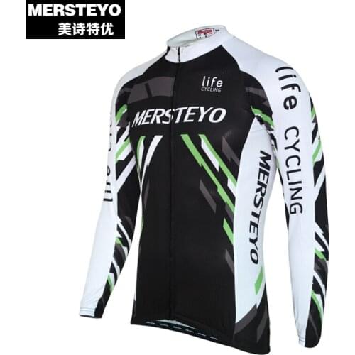 Mersteyo Long Sleeve Cycling Jersey ropa ciclismo Bike Clothing Breathable MTB Jersey Bike Wear Long Bicycle Clothing