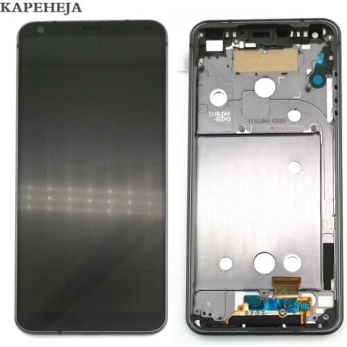 5.7" For LG G6 H870 H872 H873 VS998/G7 ThinQ G710 G710VMP G710EM LCD Display Touch Screen Digitizer Assembly with Bezel Frame