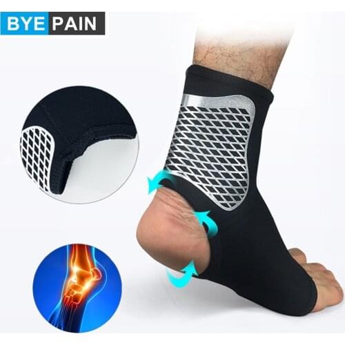 1Pcs BYEPAIN Compression Ankle Brace - Medical Grade Provides Support and Pain Relief for Sprains, Strains, Arthritis