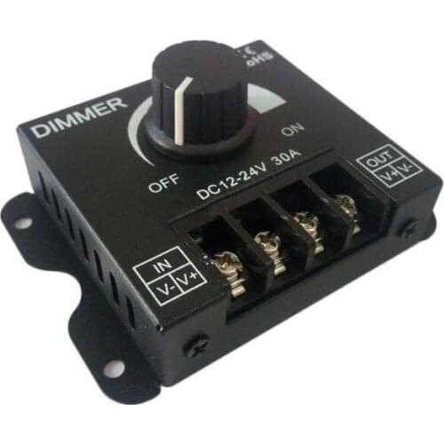 12-24V 30A 5050 5630 5730 3528 Single Color Led Strip Module Manuel Dimmer Controller