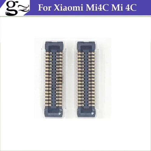 2PCS FPC connector For Xiaomi Mi4C Mi 4C Snapdragon 808 Hexa Core 5.0 Inch Android Cell Phone logic on motherboard mainboard
