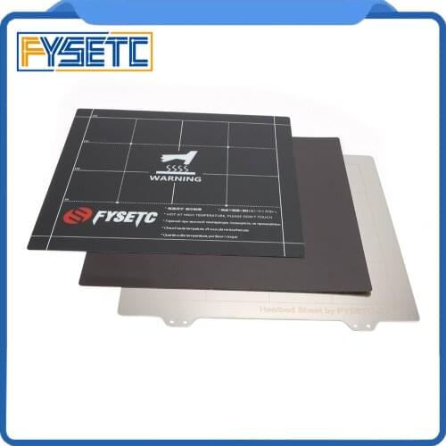 235x235mm Spring Steel Sheet + Plate Sticker + Magnetic Heatbed Build Surface B Plate Sheet For ENDER-3 /3s Tevo Flash