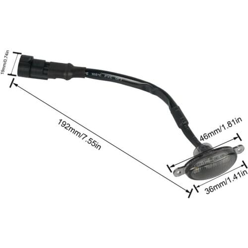 3X Lights Front Grill Grille DRL Lights Set Smoked New Practical Durable