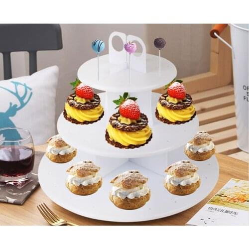 3-Layer Cake Stand 42 Holes Lollipop Stand Display Holder Bases Shelf DIY Baking Tools Cake Kitchen Gadgets for Birthday Party