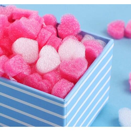 50pcs/bag Mini Heart Love Foam Ball Gift Box Filler Gift Packing Supplies Party Decorations Wedding Flower Box Filler