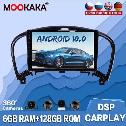 Android 10.0 128G For Nissan Juke 2011-2018 Car Multimedia Player Radio GPS Navigation Auto Stereo Recorder Unit Audio
