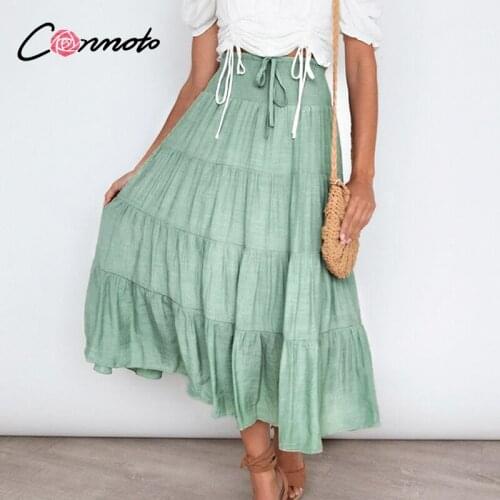 CONMOTO High Waist Skirts For Women