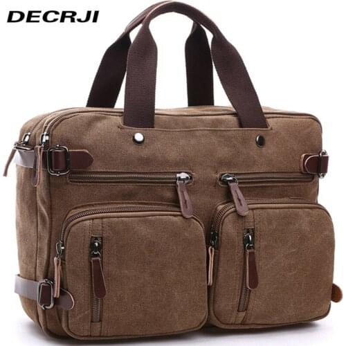 DECRJI Men's Bags With Handles