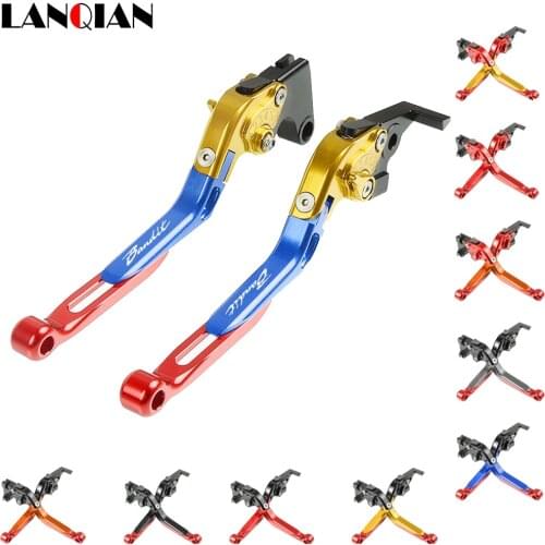 For Suzuki GSF 650 2005 2006 Bandit With LOGO Motorcycle accessories CNC Adjustable Foldable Lengthening Brake Clutch levers