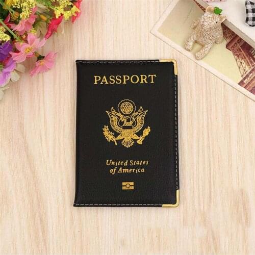 Travel Leather Covers for Passports USA America Passport Cover Women Girls US Passport Covers Passport Case Protector