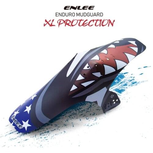 ENLEE MTB Bicycle front Mudguard AM DH Enduro Cycling Bike collapsible Fenders Bicycle Accessories