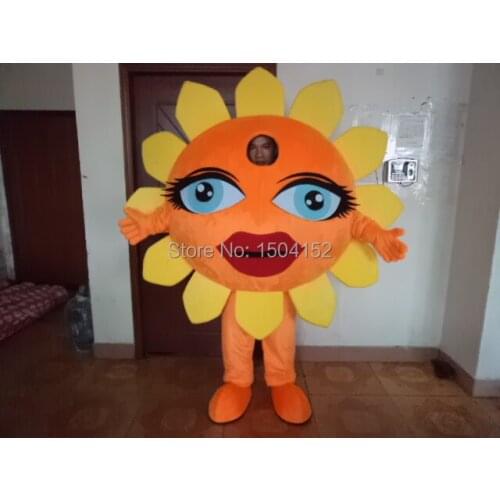 Sunflower mascot costumes Peas and Nuts costumes