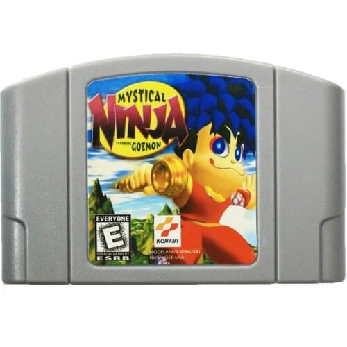 Mystical Ninja 64 Bit Games 64 English NTSC Game Card