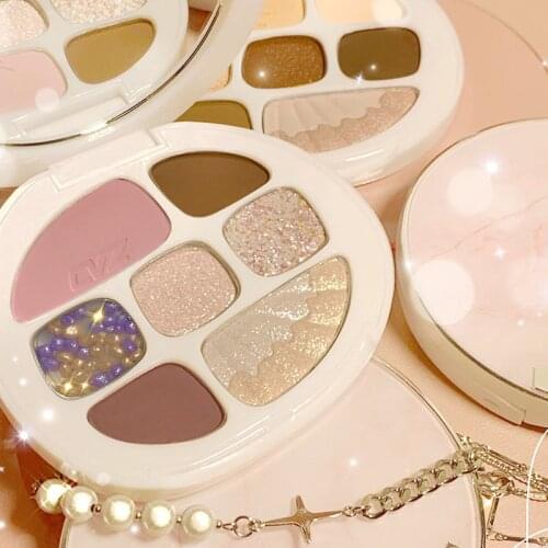 New Nude Eyeshadow Palette Long Lasting Multi Reflective Shimmer Matte Glitter Pressed Pearls Eye Shadow Makeup Pallet