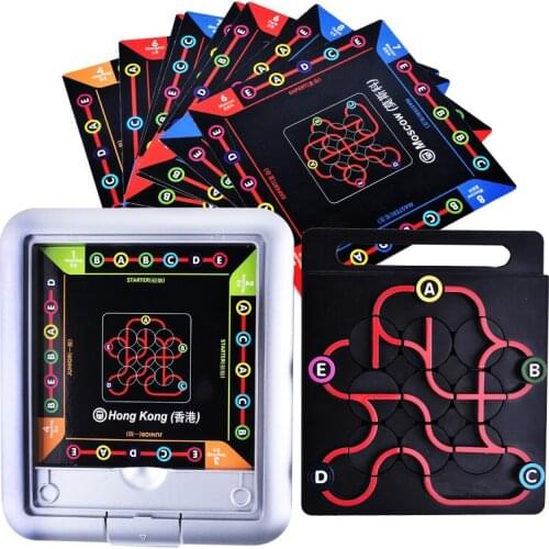 Educational Toys Montessori Learning Game For Children 60 Challenges And 4 Difficulty Levels Educational Logic Reasoning Toy