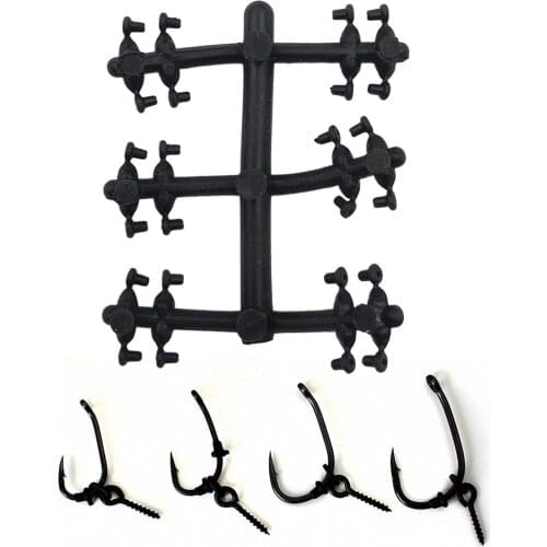 Silicone Fishing Hook Stops Silicone Shank Beads Bracket Fishing Bait Jig Stopper, Hook Stopper Carp Fishing Accessories