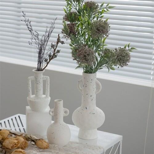 2021 Nordic Decor Fashion Porcelain Vase Decoration Rustic Home Decor Aesthetic Room Decor Ornaments