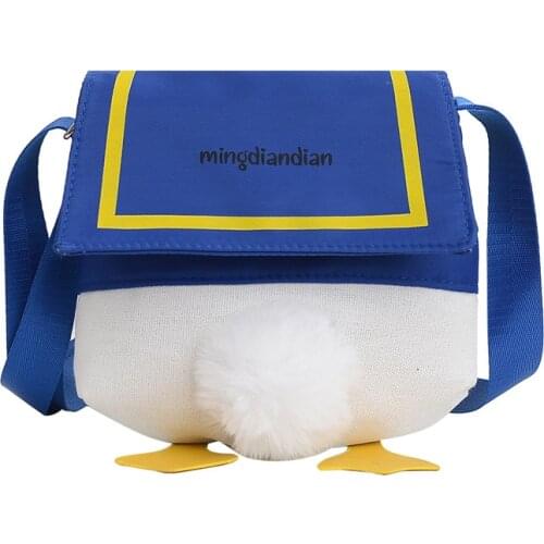 Disney Donald Duck canves messenger bag cartoon girl boy shoulder bag fashion shopping bag