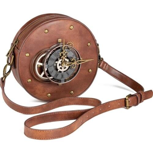 Vintage Steampunk Bag Steam Punk Retro Rock Gothic Retro Bag Goth Shoulder Waist Bags Packs Victorian Style Women Men Leg Bag T6