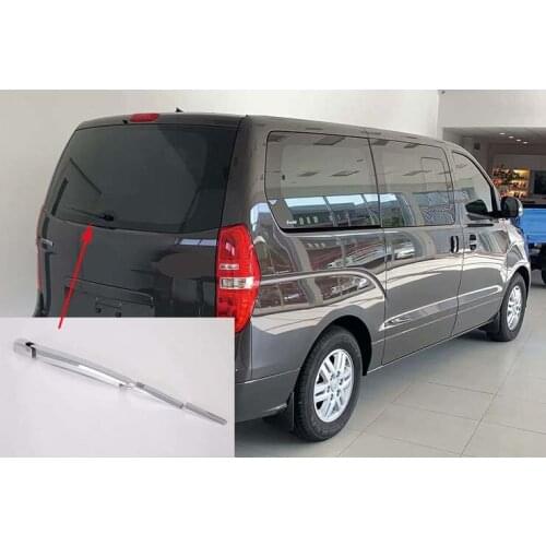 Tail Rear Wiper Back Wipers Cover Trim for 2018-2020 Hyundai H-1 Grand Starex 4PCS Windshild ABS